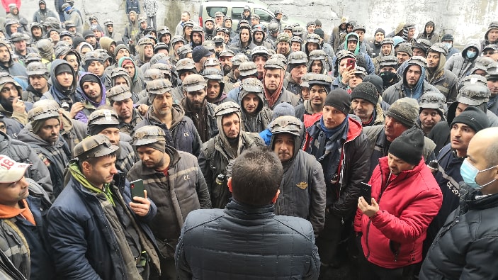 Continuă protestul la Mina Lupeni