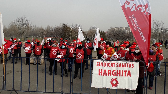 Sindicaliştii Federaţiei Sanitas pichetează azi Parlamentului României Sindicaliştii Federaţiei Sanitas pichetează azi Parlamentului României