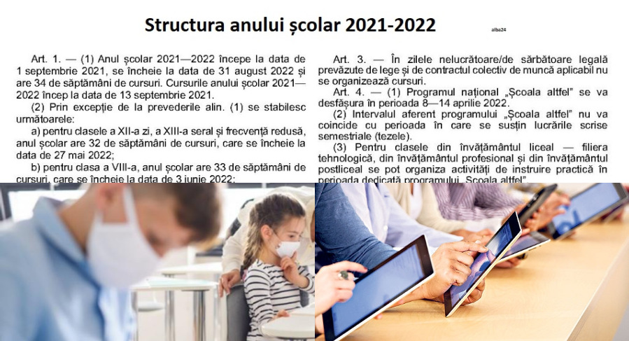 A fost definitivată structura anului școlar 2021-2022