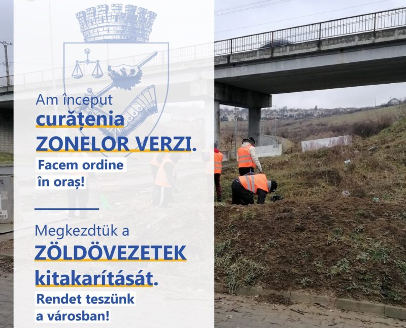 Acțiuni ample de curățenie la Târgu Mureș