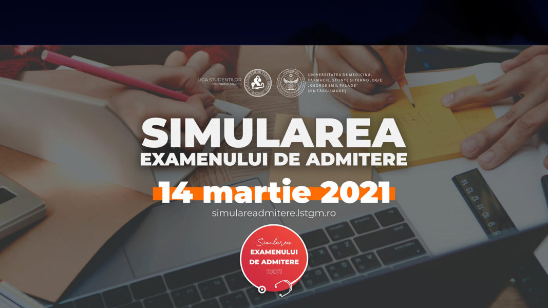 Duminică are loc prima simulare a examenului de admitere la UMFST Tg. Mureș
