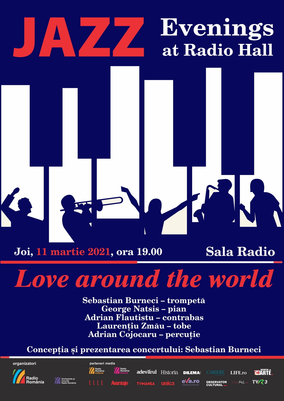 Love Around the World: concert de jazz, LIVE de la Sala Radio