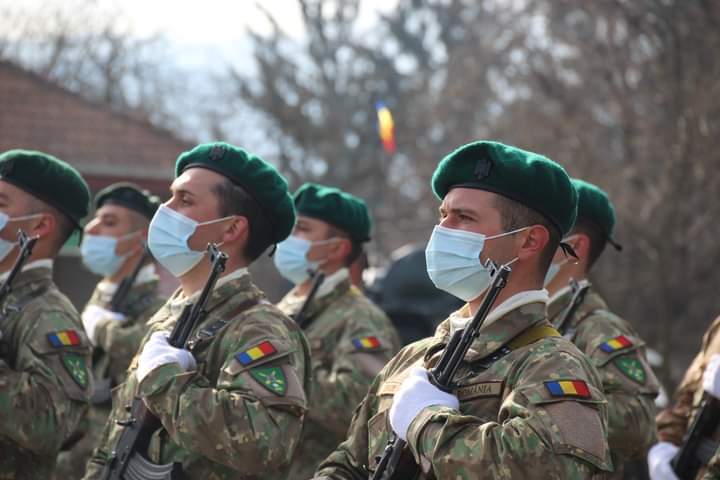 Depunerea jurământului militar la Brigada 2 Vânători de Munte Brașov