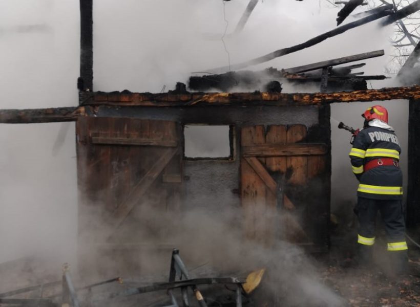 Sute de păsări, moarte într-un incendiu produs în Mureș