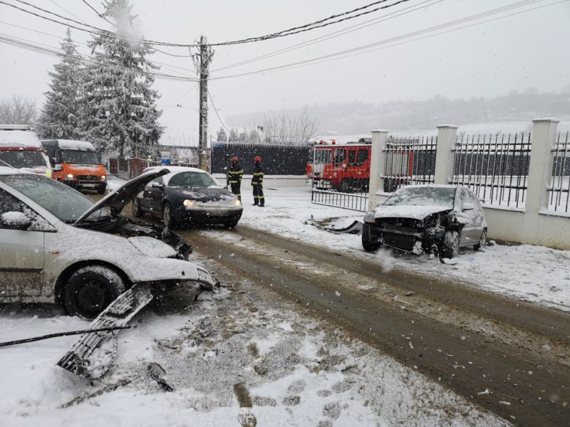 Trei accidente, în această dimineață, pe drumurile din Mureș