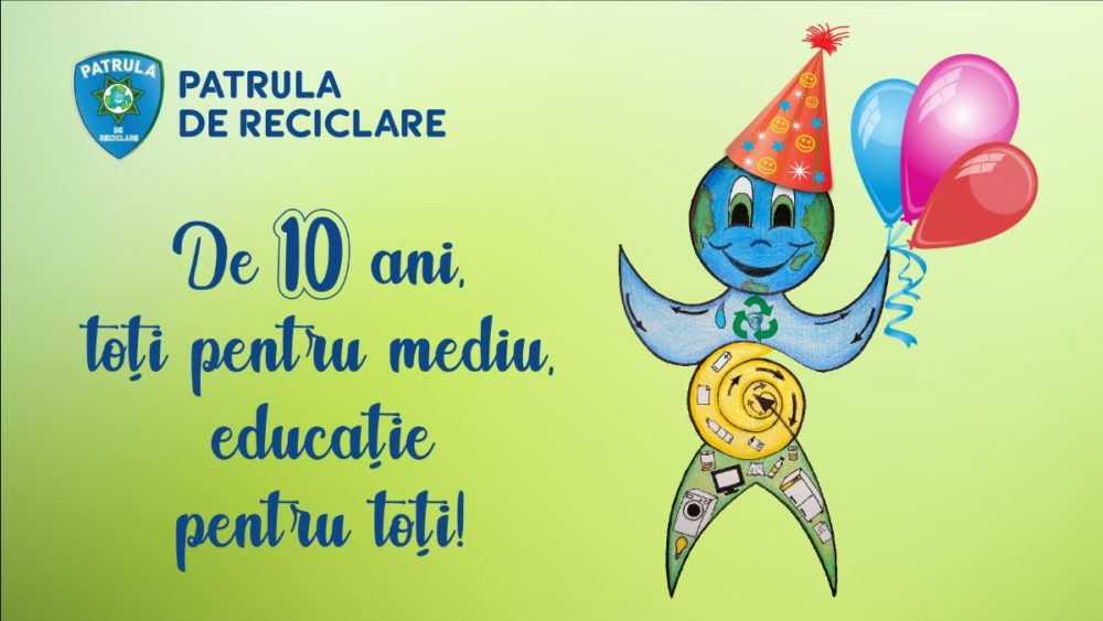 Patrula de Reciclare aniversează 10 ani și milioane de kg de deșeuri electrice colectate Patrula de Reciclare aniversează 10 ani și milioane de kg de deșeuri electrice colectate