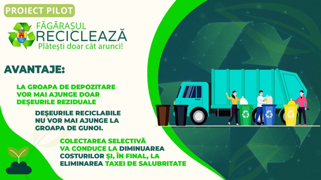 Se lansează proiectul ”Făgărașul reciclează”,