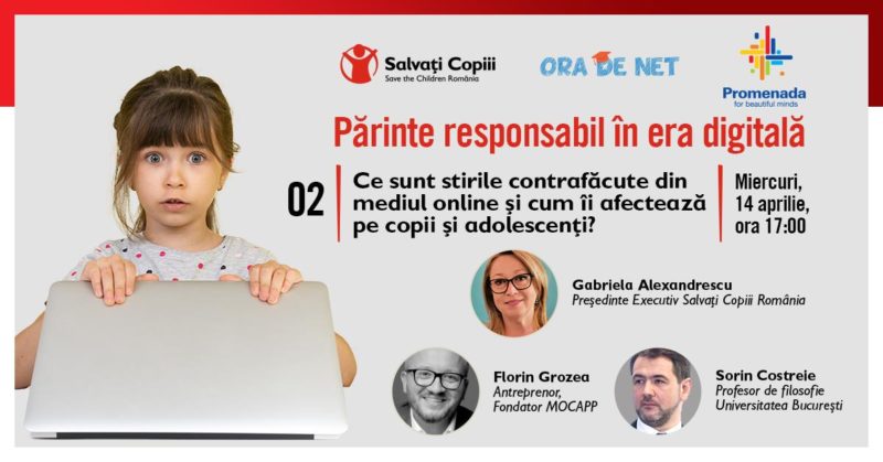 Părinții învață să-și îmbunătățească relația cu copiii participând la webinarii dedicate