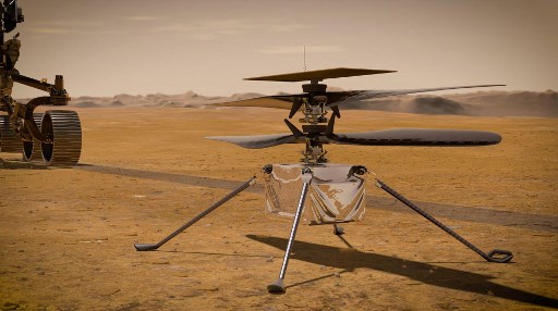 Ingenuity a ajuns pe suprafaţa planetei Marte
