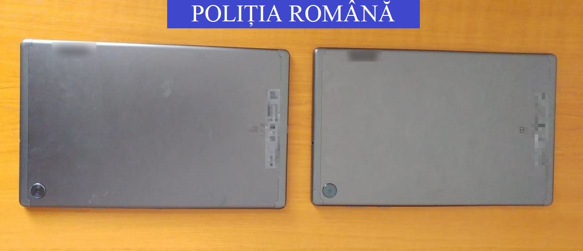 Mureșean reținut pentru furtul a 9 tablete dintr-o școală