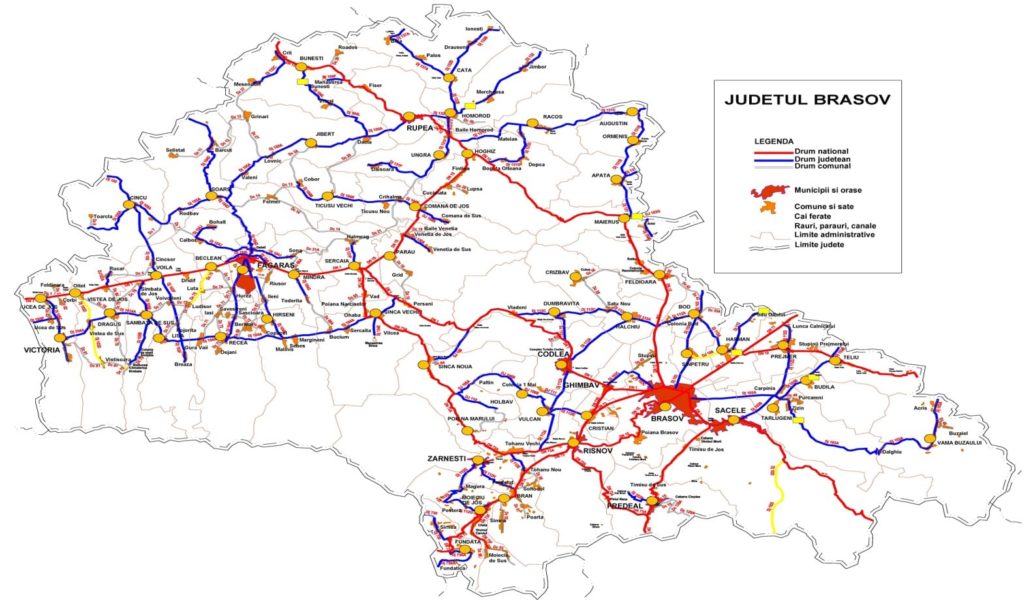 Peste 280 de milioane de lei alocați pentru drumurile județene din Brașov