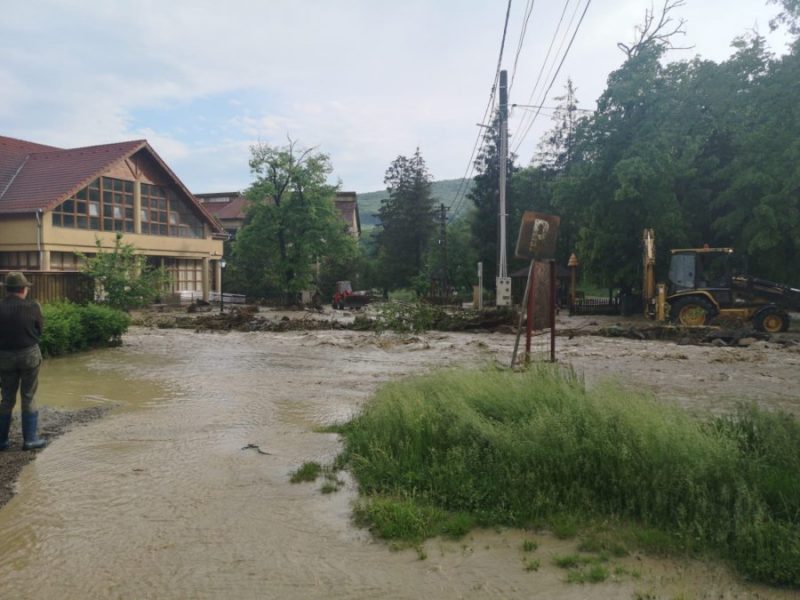 Inundații la Malnaș-Băi