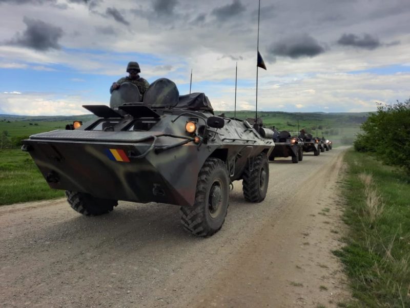 Vânătorii de munte din Câmpulung Muscel au ajuns la Cincu pentru exercițiul Noble Jump 21