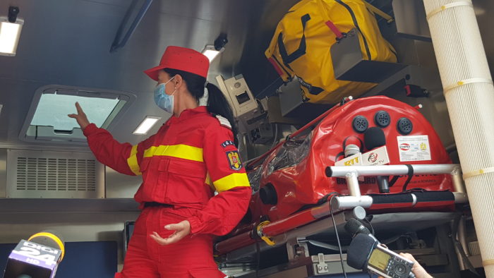 Sighișoara primește, azi, o autospecială pentru transportul pacienților înalt contagioși