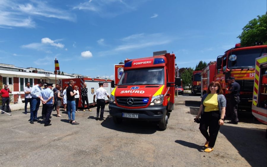 Autospecială pentru pacienți contagioși la ISU Sighișoara
