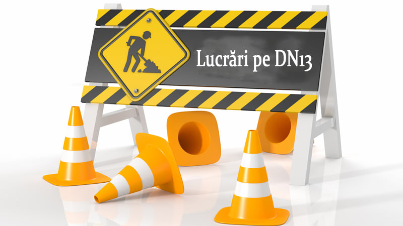 Lucrări la sistemul de canalizare și restricții de trafic pe DN13
