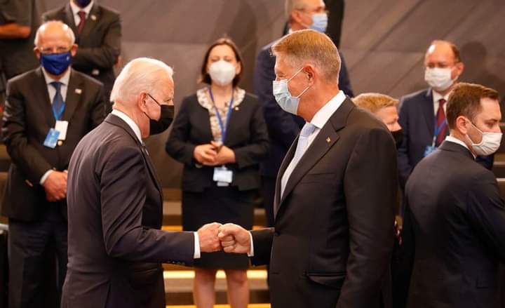 Klaus Iohannis Joe Biden