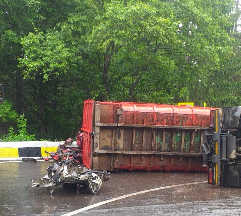 Trafic blocat, în Pasul Oituz