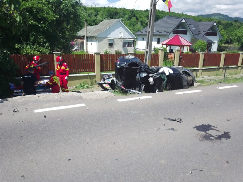 Accident rutier în localitatea mureșeană Deda