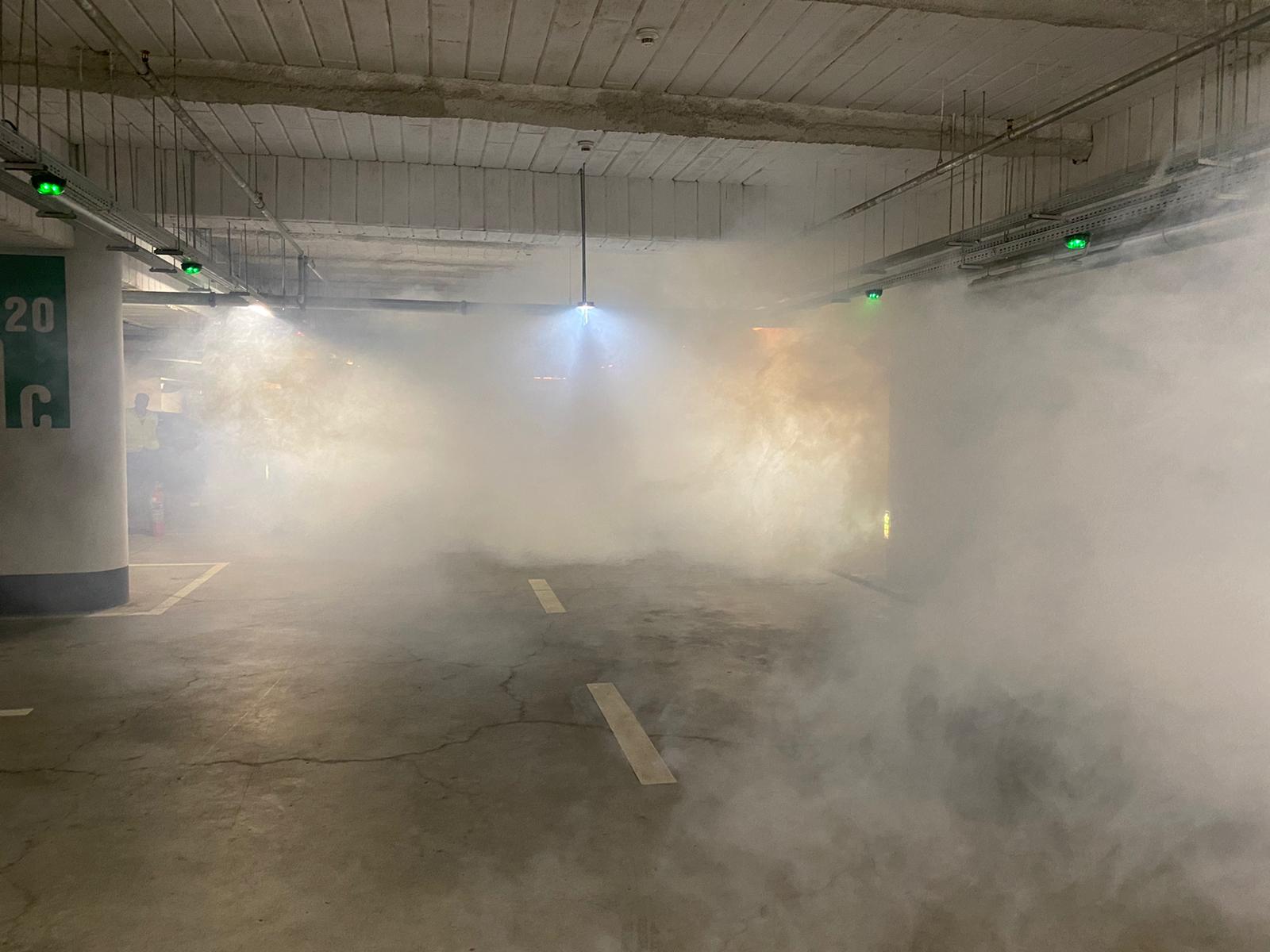 Simulare de incendiu și intervenție a forțelor ISU la un mall din Brașov