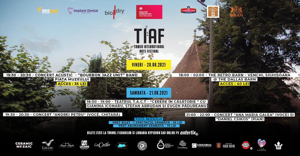 Prima ediție a „Tower International Arts Festival”, la Sighișoara