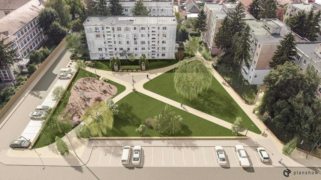 Sfântu Gheorghe: Reabilitare amplă a parcului din cartierul Ciucului