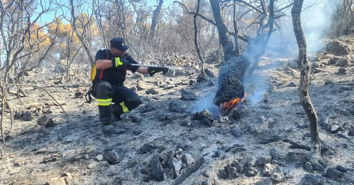 Pompieri români care au ajutat la stingerea incendiilor din Grecia, înaintaţi în grad Pompieri români care au ajutat la stingerea incendiilor din Grecia, înaintaţi în grad
