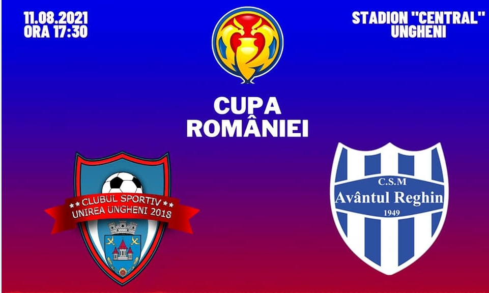 Ungheni – Reghin, în Cupa României la fotbal