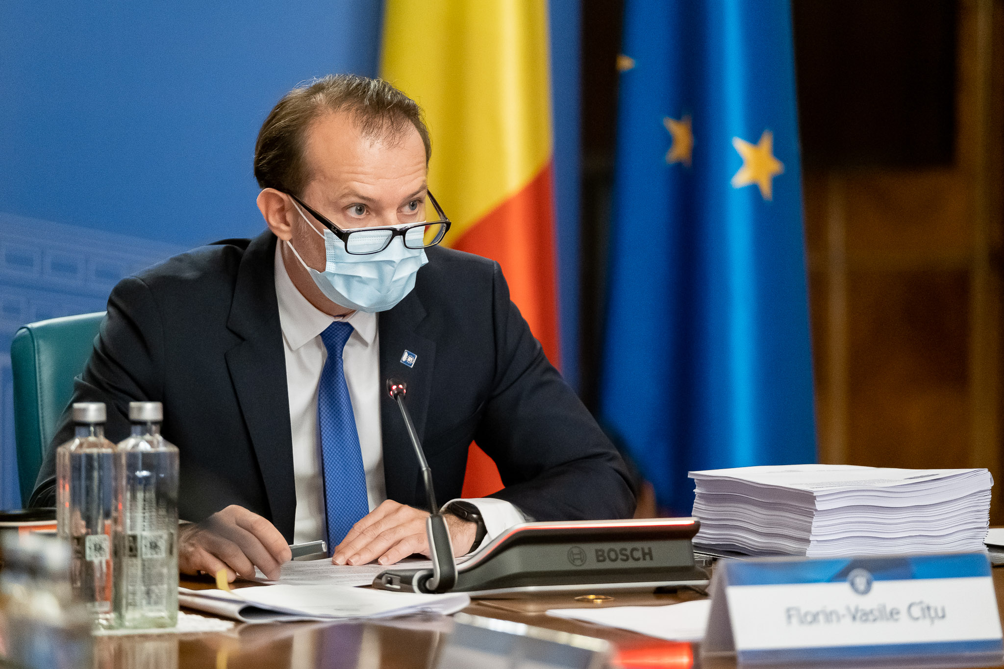 Premierul Florin Cîţu a anunţat că a făcut prima variantă a rectificării bugetare