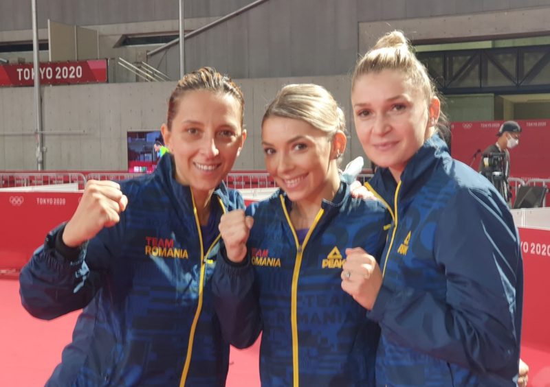 Echipa de tenis de masă a României, în sferturi la JO