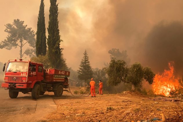 Incendii în mai multe țări din Europa
