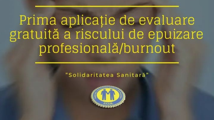 Aplicație care evaluează riscul de epuizare profesională