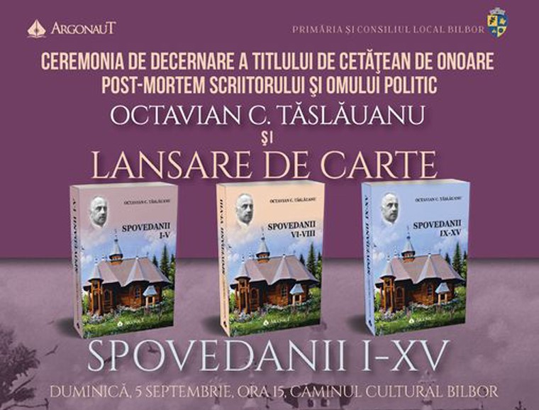 Octavian Codru Tăslăuanu evocat la Bilbor(Harghita)