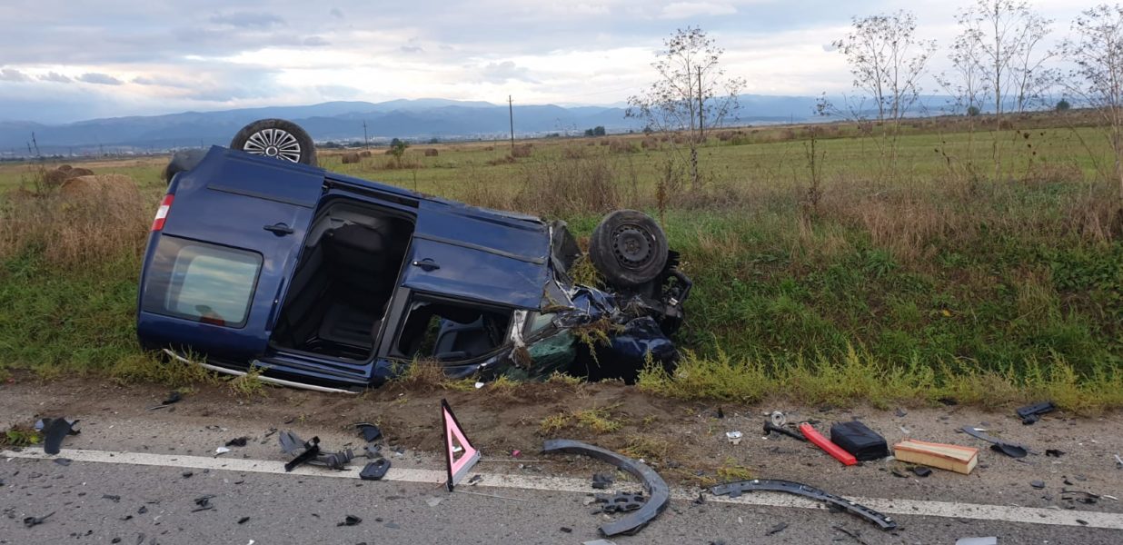 Accident pe drumul național 14, Sibiu – Sighișoara la Șura Mare
