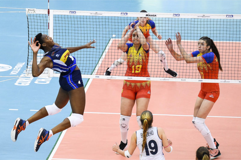 Înfrângere cu Italia la volei feminin, Under 18