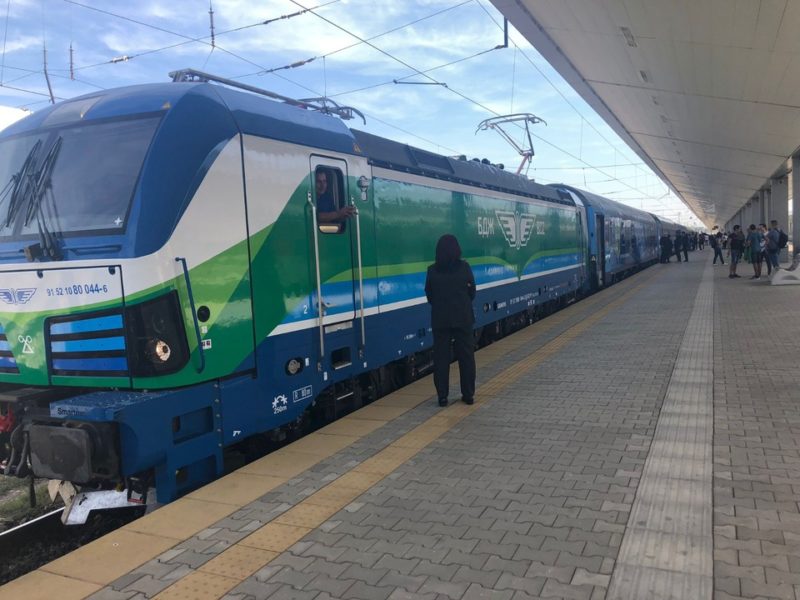 Trenul care unește Europa a poposit, în această dimineață, în Gara Braşov