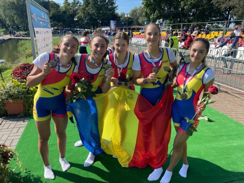 Salbă de medalii pentru canotorii români la Europenele de Tineret