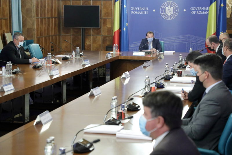 Şedinţă la Palatul Victoria