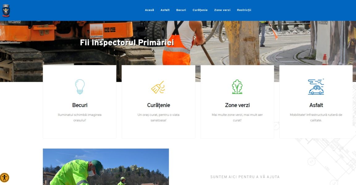 Primăria Braşov a lansat un site special cu activităţile de gospodărire din municipiu