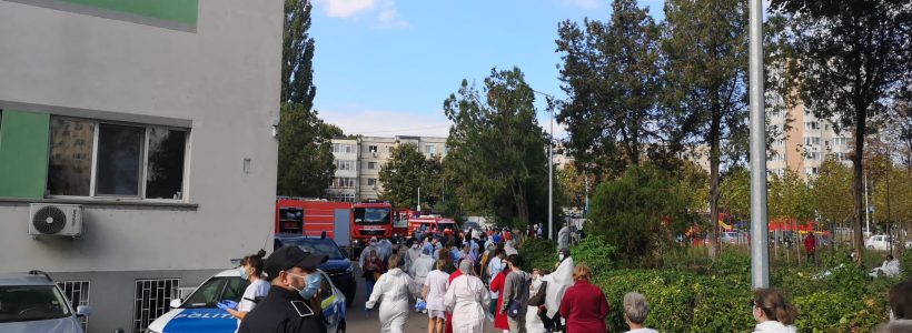 Mai multe persoane decedate în incendiul de la Spitalul de Boli Infecţioase de la Constanţa