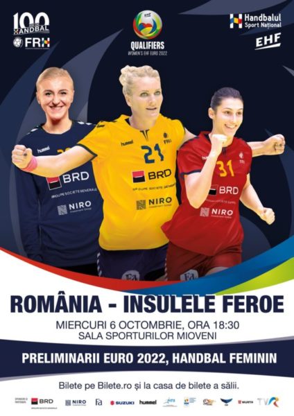 Handbalistele tricolore debutează cu Feroe