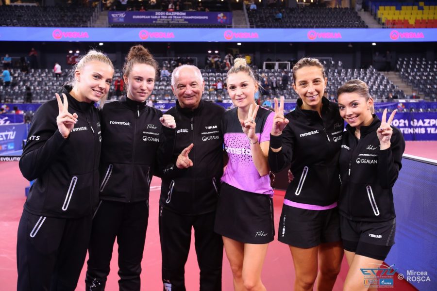 România joacă finala europeană la tenis de masă feminin