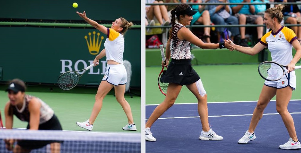 Halep și Ruse, eliminate din proba de dublu de la Indian Wells