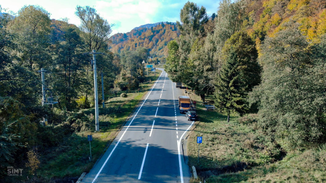 O nouă parcare reamenajată pe DN1