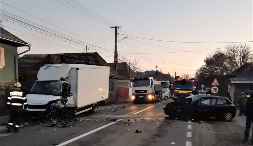 Grav accident rutier în această dimineață în Mureș