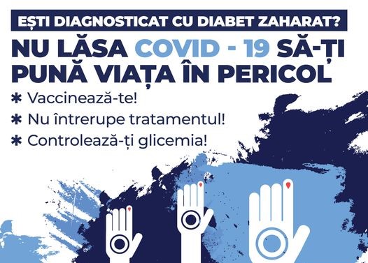 Autoritățile recomandă persoanelor cu diabet să se vaccineze anti- covid
