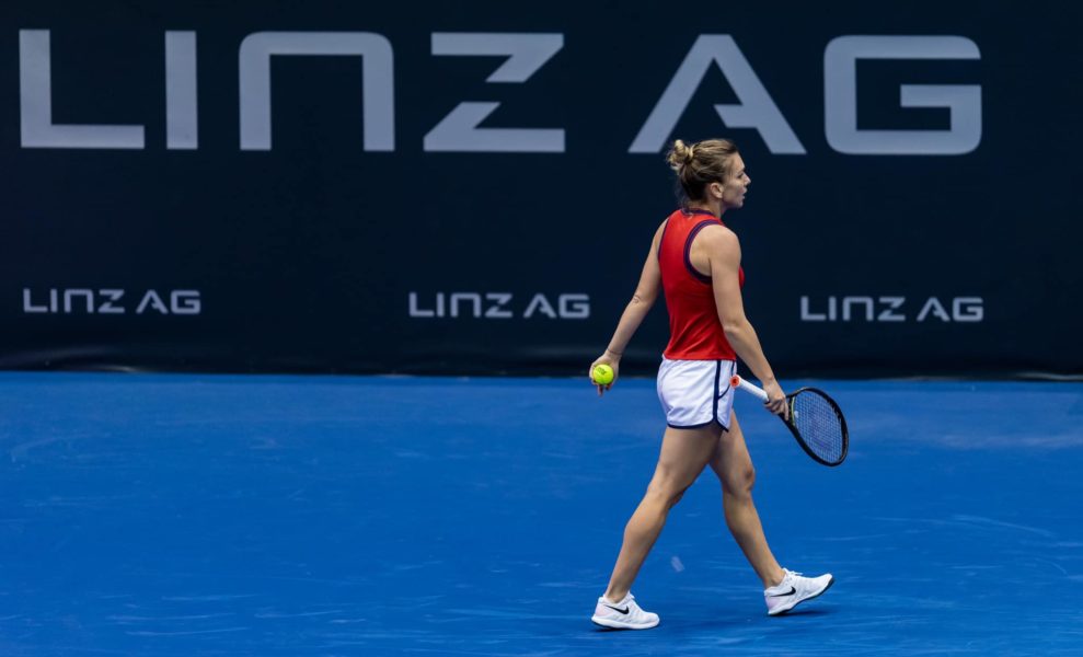 Simona Halep s-a retras la Linz