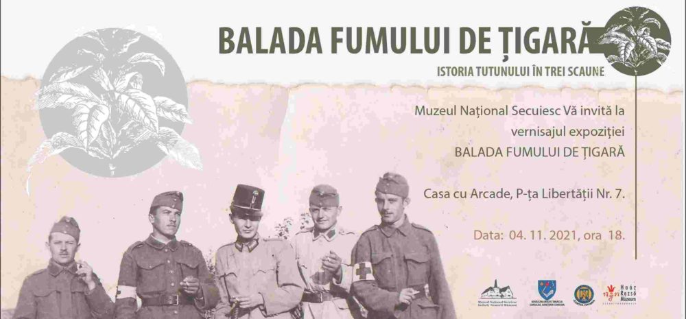 Expoziţia ‘Balada fumului de ţigară’, deschisă la Casa cu Arcade din Sfântu Gheorghe