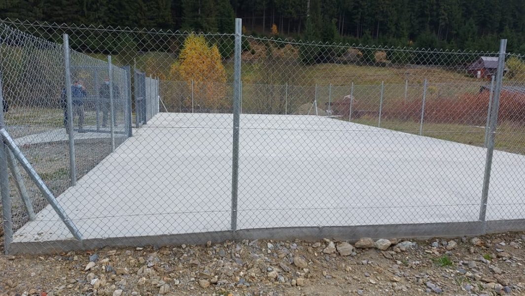 Platformă specială pentru deşeurile voluminoase în orașul Bălan