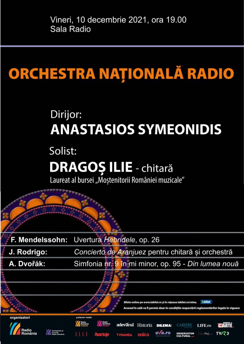 Capodopera repertoriului pentru chitară clasică – Concierto de Aranjuez, la Sala Radio